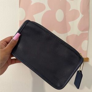 Vintage Coach chunky case navy